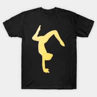 Copy of A silhouette of a double stag handstand T-Shirt